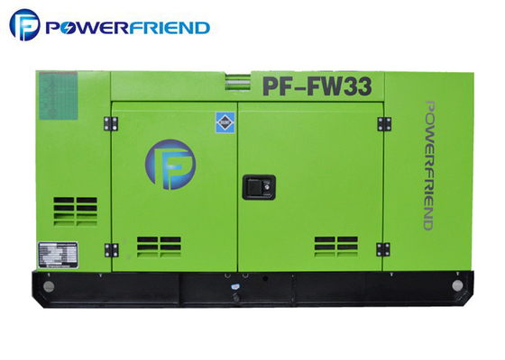 FAWDE Motoru 24KW 30KVA Sessiz Jeneratör Set Yeşil Renkli 4DW92-39D