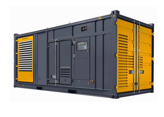 Kalite  12 Cylinder Water Cooled 1200kw 1500kva Container Diesel Generator Set Fabrika