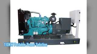 110KW Taşınabilir Jeneratör Su Soğutmalı Güç Çözümü