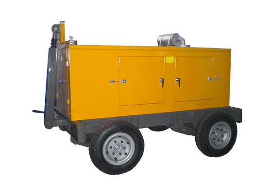 Seyyar Sessiz Tip Dizel Jeneratör, 50kw Tekerlek Jeneratörü
