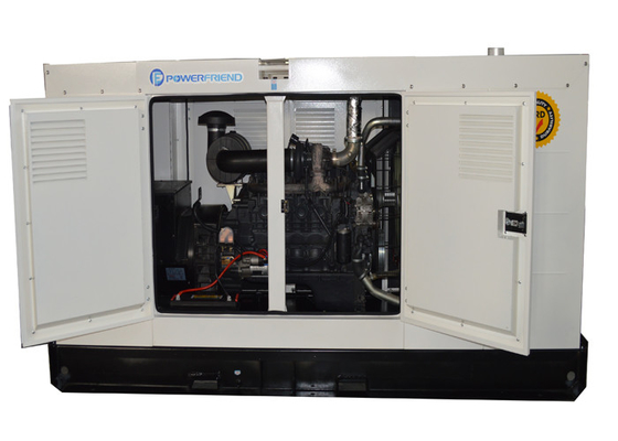 100KVA FPT Dizel Jeneratör Beyaz Renkli Akıllı Kontrolör MECC Alternatör